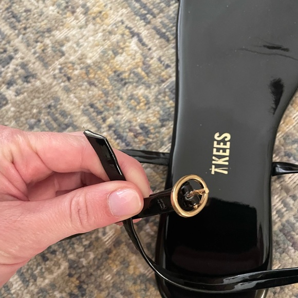 Tkees Strappy Patent Sandal - Picture 4 of 4